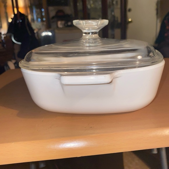 Rare vintage Corning ware 1958/59 1 quart casserole dish. Pyroceram TM. B-30 - Picture 2 of 11